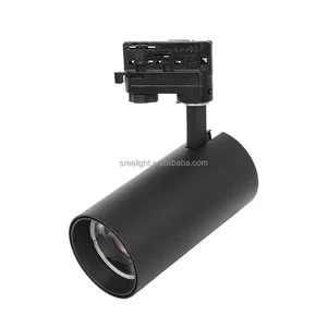 LED Exhibition Spot Light Gallery Museum Lighting CRI 80 30W IP44 Accent Track Light 15-60 Beam Angle Artwork Display