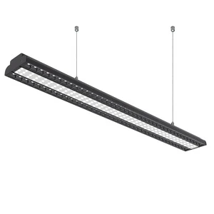 Hanging Black Supermarket Goods Shelves Exclusive Rotatable Profile LED Linear Low Bay Light Linear Spotlight for Supermarket