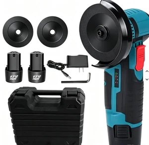 High Quality Portable Cordless Brushless Electric Angle Grinder 12V DIY Grade With Slide Switch Battery Power Source