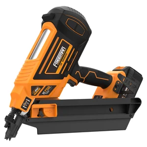Freeman 20V 34 Degree 50-90mm 3 1/2 Inch Paper Collated Cordless 1st Fix Joist Nailer Electric Battery Framing Nail Gun for Wood