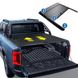 Benext Waterproof Electric Folding Retractable Aluminum Alloy Tonneau Cover for BYD Shark6 Navara Mitsubishi Triton