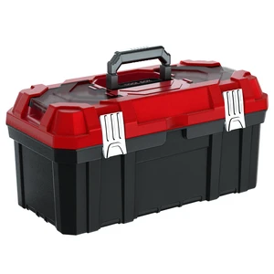 17 Inch Portable Hardware Storage Tool Box Organizer Screw Box With Removable Compartments for Assorted Mails,Dowels,Screws