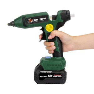 18V Cordless Hot-Melt Glue Gun 7/16-Inch Glue Stick Diameter Versatile Efficient Lithium Battery Adjustable Temperature Model