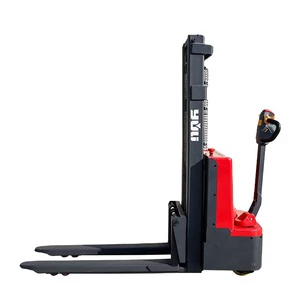 China Hot Sale Wholesale Auto Full Electric Battery Powered 2 Ton Mini Reach Pallet Stacker