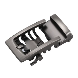 Factory Discount Price High Quality 3.25CM Hollow Alloy Metal Automatic Ratchet Belt Buckles for Belts
