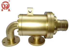 ISO 2008 Carbon Steel Shell Flange Rotary Joint 90 Degree High Pressure Flexible Brass Casting Tube Connector Hot Oil YuJie RHGO