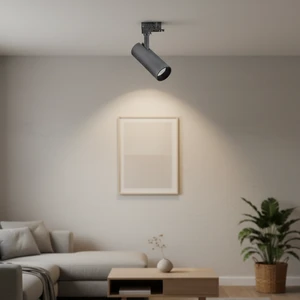 LED Track Light 30w Dimmable Aluminum Professional Lighting for Museum Art Gallery Retail Modular Design COB Rail System