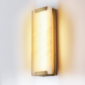 Modern Alabaster Lighting Alabaster Wall Scone Alabaster Wall Light Linear Lamp Design Wall Decor Light For Bedroom Hotel