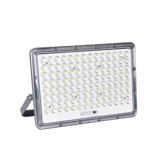 Solar Floodlight Waterproof IP66 Outdoor Remote Controlled Solar Powered LED Reflector Durable Projector Floodlight for Yard