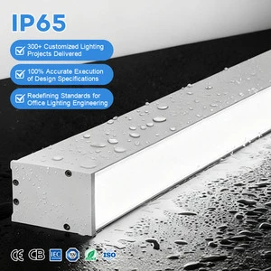 Office Gym Use Hot Selling Vapor-tight Fixture Customized Designs Led Aluminum Linear Light