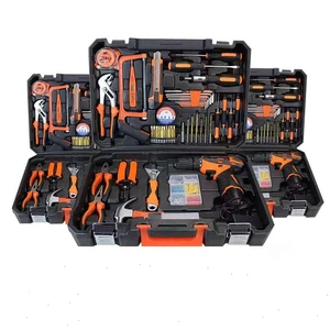 Household Hardware Tool Combination Set Vehicle Maintenance Tools Electric Drill Impact Drill Set Tool Box