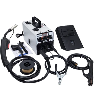 Portable 3-in-1 MIG/TIG/MMA 220V Gasless Welding Machine with 0.8mm Solid Wire for Stainless Steel New Condition