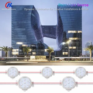 Outdoor Waterproof 50mmPoint Light Source for Advertising Sign Contour Building Decoration Full Color Pixel Point Light Source