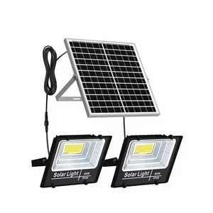 100W Outdoor LED Flood Light IP65 Aluminum Solar 180 Beam 6000K Daylight Touch Control Eco-friendly ROHS Certified for Garden