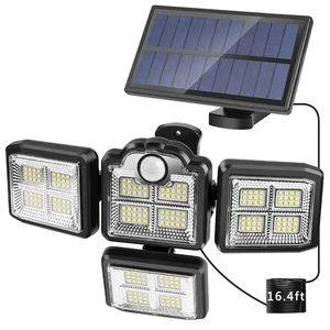 198 LED Solar Flood Light Wall Lamp