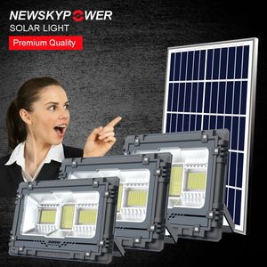 100W~800W Ip65Aluminum Solar Powered Waterproof Solar Security Led Flood Lights Solar Street Light Yard Garden Pathway