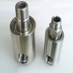 Air Two-way Left-hand Thread 100C Steam Rotating Joint Water Rotary Connector 1 1/2-3/4 Inch Brass Swivel Fitting