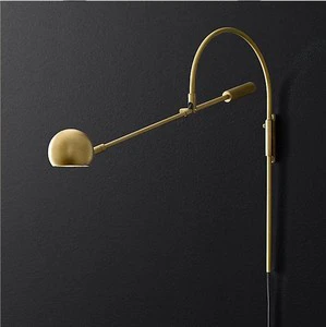 Post-Modern Creative Rotational LED Wall Lamp for Living Room Bedroom Study Corridor Designer Hotel With Simple Art