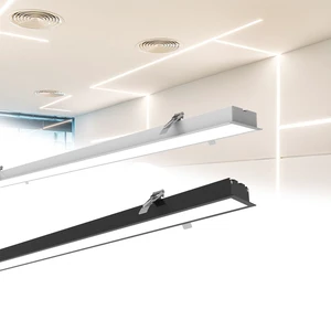Alite Modern Office Dimmable LED Linear Lighting 600mm 1200mm 1800mm 2400mm 20W-80W Silver White Black IP44 3/5-Year Warranty