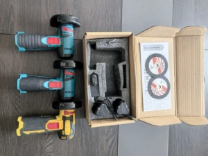 Mini Rechargeable Polishing and Grinding Machine, Diamond Cutting Angle Grinder, Metal Cutting Wheel Angle Grinder