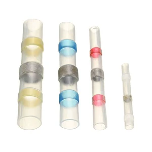 100pcs Set Wire Splice Connectors /heat Shrink Wire Terminal Protect Sleeves Kit