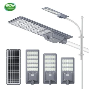 New Technology 300W 400W 500W Commercial All-in-One Solar LED Street Light Sensor Battery-Powered DC Aluminum RoHS/GS