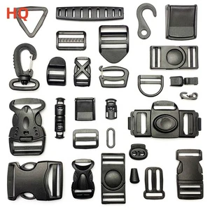 Manufacturers 10mm/15mm/20mm/25mm Customized Size Buckle Plastic Quick Tactical Side Release Buckle