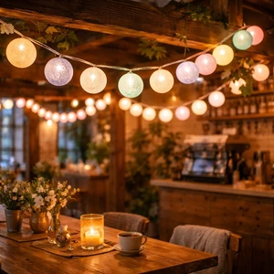Colorful LED String Lights for Party Decoration Indoor Outdoor Festive Lighting