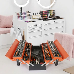 Steel Tool Box Drawer Tool Box Tool Sets OEM For Barber Salon Garage Tool Organizer