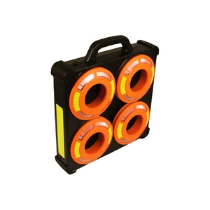 Portable LED Cone Topper Light USB Rechargeable, Magnetic Mount, Waterproof Flashing Lamp for Road Safety & Parking
