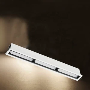 Hot Sale 15W Rectangular Ceiling LED Sunlight Tubes Commercial Indoor Aluminum Alloy Recessed Linear Light for Indoor Fixture
