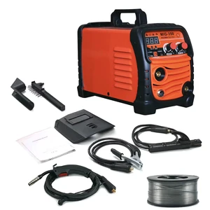 2026 Portable MIG-350 Welder Gasless 220V Arc Welder 3.4kVA 5 in 1 Machine for Tube Mill Line Optimal Design 0.8mm Wire