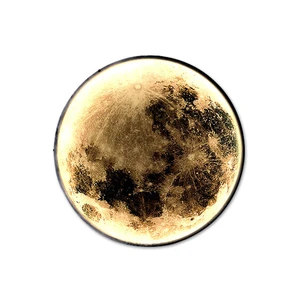Hot Selling Household IP65 Indoor Decor Modern Moon Led Wall Lamp