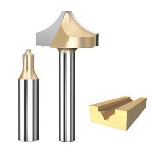 Tideway 1/2 Wood Cnc Router Bit Tools Carbide Tip For Engraving And Carving End Mill Carbide LC04010404