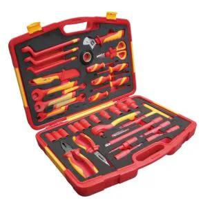 41Pcs Stainless Steel Hand Operated OEM Auto Repair Tool VDE Insulation 1000V Adjustable Open End Wrench Set