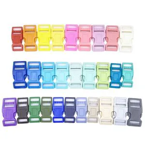 Colours Side Release Waterproof Strong Portable Lightweight Plastic Mini Buckles