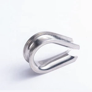 Stainless Steel Open Thimble for 18mm Playground Climbing Rope