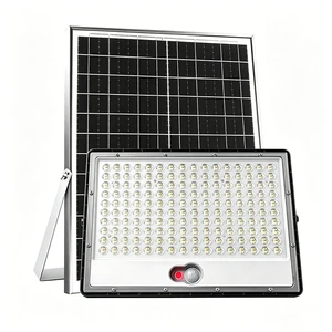 IP67 Waterproof Solar Flood Light 100W 200W 300W 400W 500W High Brightness LED Remote Control Dusk to Dawn for Outdoor Garden