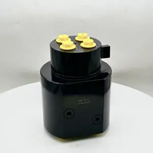 Yikaide YHZ-4-3 4-Channel Hydraulic Rotary Union for Excavator Log Grapplers Heavy-Duty 360 Central Swivel Joint Rotating