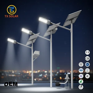OEM Split Solar Street Light Solar Lights Waterproof Outdoor LED Solar Street Lamp With CE ISO Certification