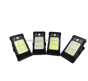 Clip-On Solar Wall Light with Motion Sensor Outdoor Patio Study Light Auto-On at Night Solar Lamp