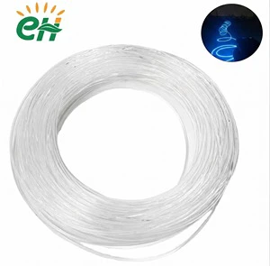 Long Distance Lighting MMA Plastic Optical Fiber Side Glow Fiber Cable Flexible Light for Stage Exhibition Landscape Lighting