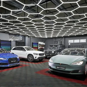 Factory Price Hexagon LED Exhibition Lighting High Quality Hexagon Garage LED Lights