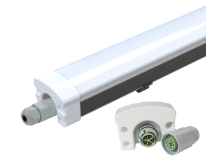 Parkade IP65 Alu LED Tri-proof Light Flicker Free Color Temperature Optional Emergency Dimmable Sensor Optional 5 Years Warranty