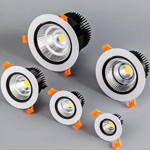 LED Anti Glare Spotlights Embedded Ceiling Lights, Clothing Stores, Shopping Malls, Hotels, Living Rooms, 5W7W10W30W