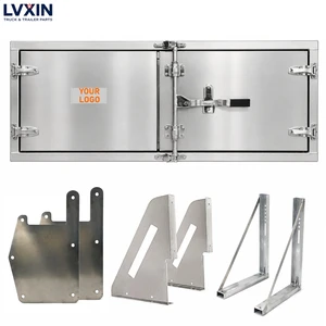 Factory Direct Supplier Wholesale 24 X 24 X 60 Heavy Duty Aluminum Truck Tool Boxes For Bed With Paddle Lock