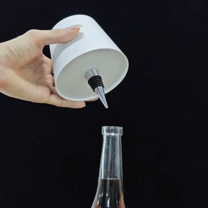 Rechargeable LED Bottle Lamp Wireless 3 Color Touch Dimmable Wine Bottle Light for Bar