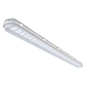 LED Anti-glare Vapor Tight Tri-Proof Light UGR19 2/4/8FT IP65 Waterproof Tube Light High Brightness 3 Power 3 CCT Selectable
