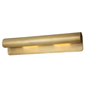 Luxury Modern Art Gallery Linear Picture Light Home Bedroom Bathroom Horizontal Vintage Gold Picture Lights for Wall Art