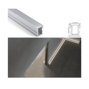 Led Aluminum Profile U Shape Underground Lamp Groove Inground Light Recessed Led Floor for Floor Lighting